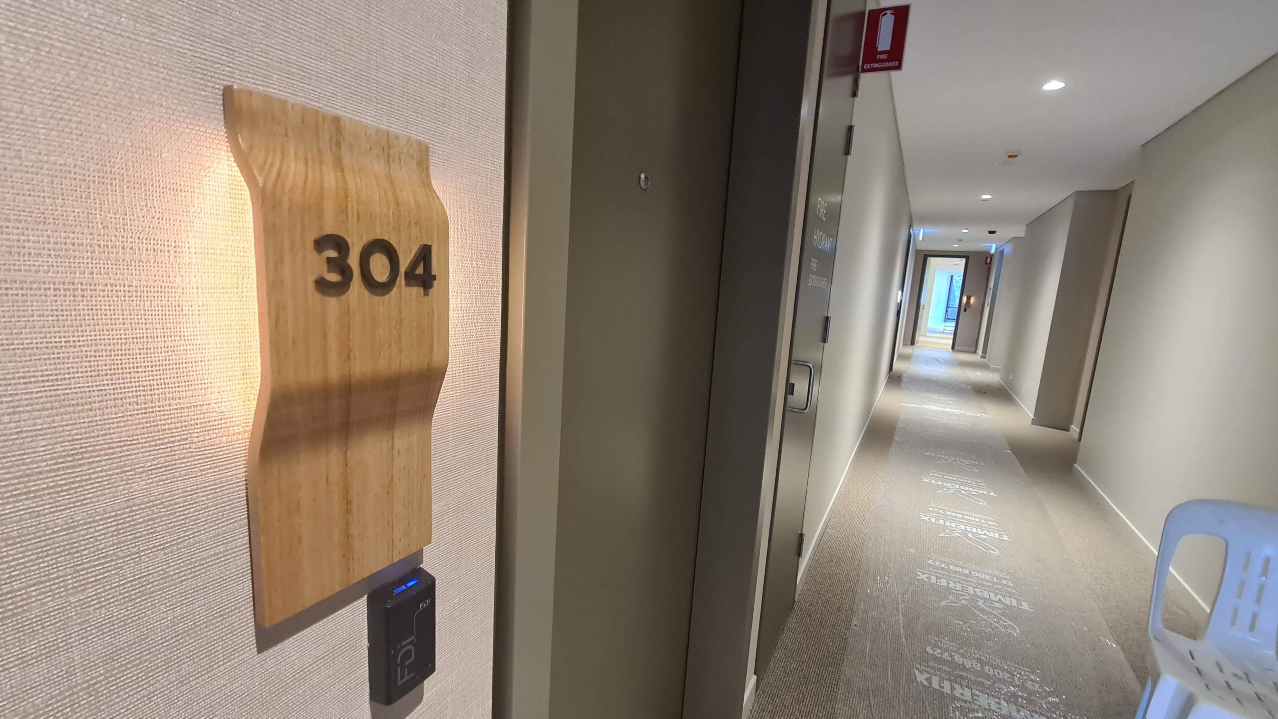 door sign apartment timber